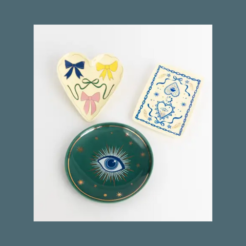 Indigo Icons Trinket Dish