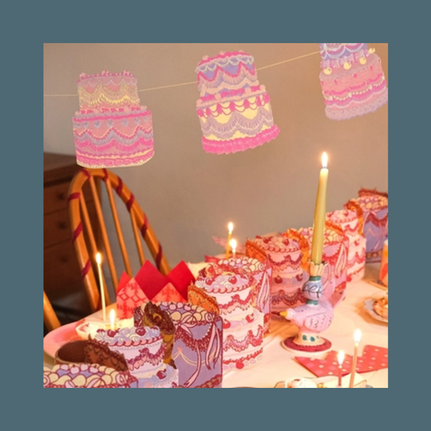Celebration Cakes Sewn Garland