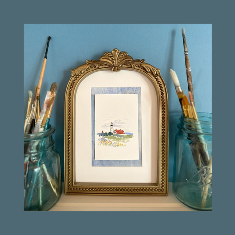 Lighthouse Mini Watercolor Painting Kit