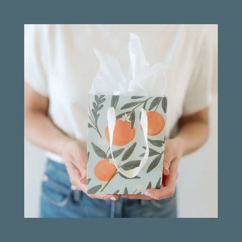 Orange Vines Small Gift Bag
