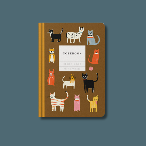 Feline Friends Hardback Notebook