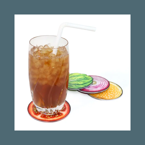 Burger Coaster Set 