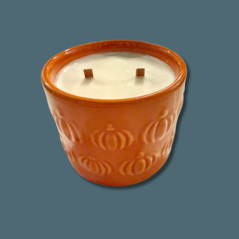 Vintage Pumpkin Vessel Candle