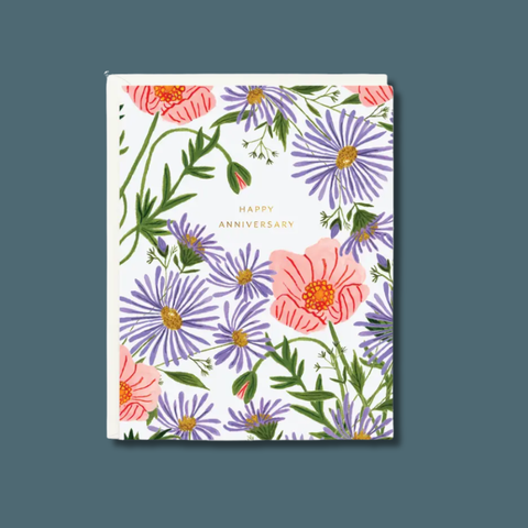 Poppy Anniversary Card