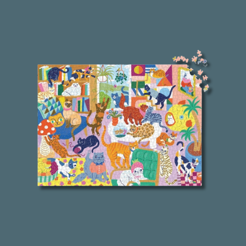 Cozy Cat Club Puzzle