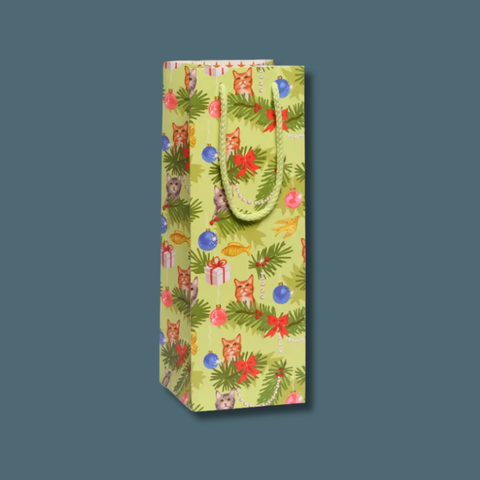 Meowy Christmas Booze Bag