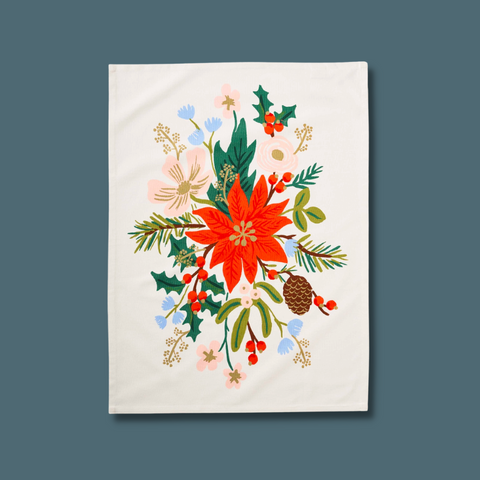 Poinsettia and other flowers