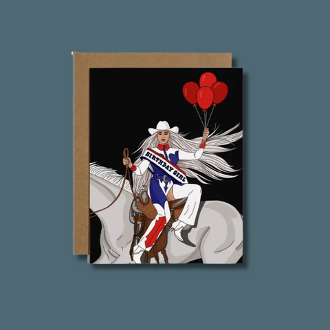 Cowboy Carter Birthday Card