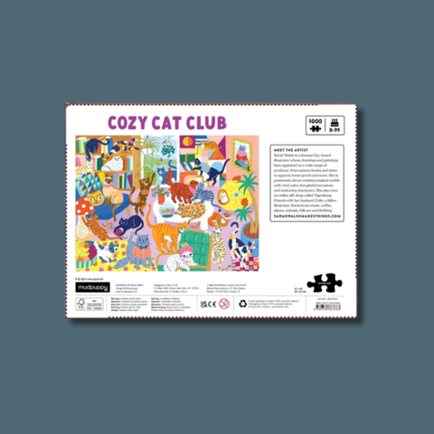 Cozy Cat Club Puzzle