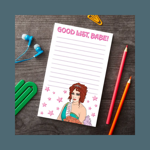 Good List Babe Notepad
