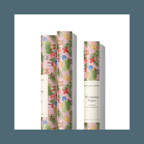 Meowy Christmas Wrapping Sheets Roll