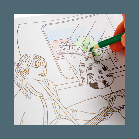 Kharma Is Three Cats Coloring Book