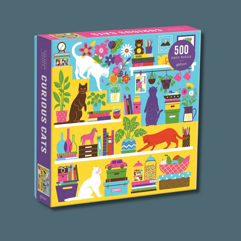 Curious Cats 500 Piece Puzzle