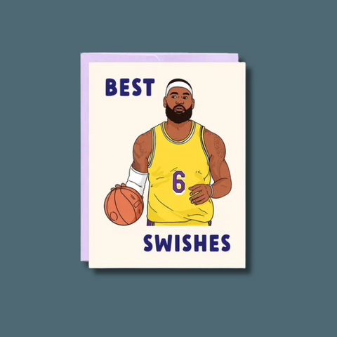 Lebron Best Swishes Card