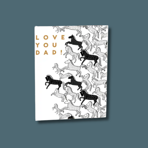 Stallions Father's Day Card