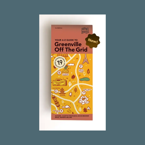 Greenville Off The Grid International Restaurant Print Map