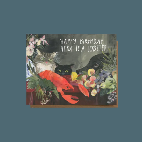 Happy Birthday Lobster Card