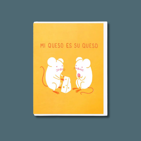 Mi Queso Es Su Queso Mice Card