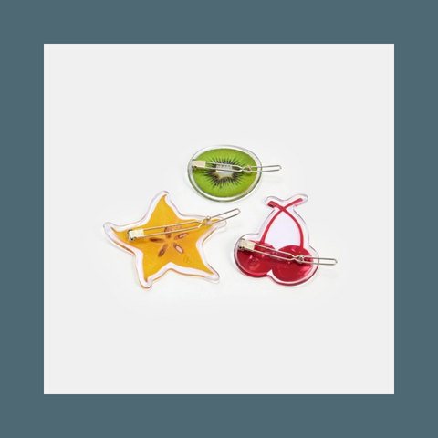 Fruit Salad Hair Clip Pack