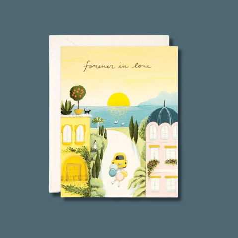 Forever In Love Wedding Card