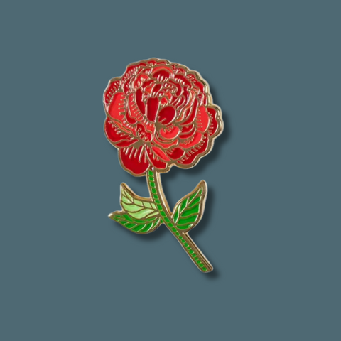 Rose Enamel Pin