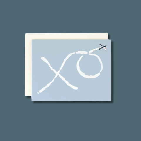 XO Skywriter Greeting Card