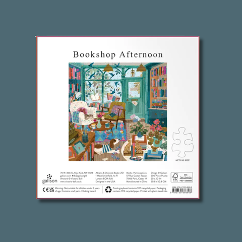 Bookshop Afternoon 500 Piece Foil Puzzle