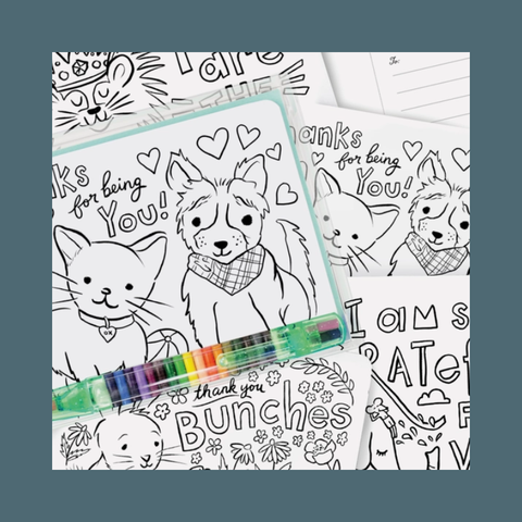 Color-In Postcard Kit 