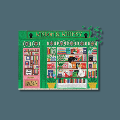 Wisdom And Whimsy Bookshop Foil Puzzle
