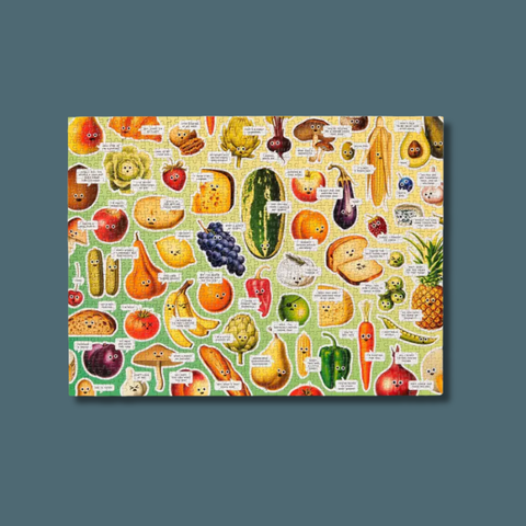 Brass Monkey Googly Food 1000 Piece Puzzle