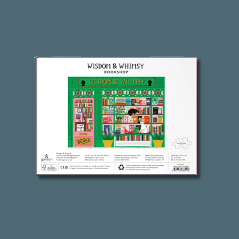 Wisdom And Whimsy Bookshop Foil Puzzle