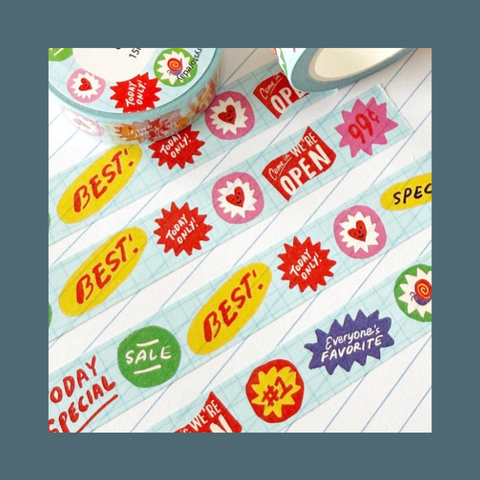 Pop Signs Washi Tape