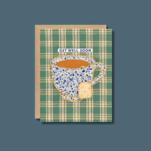 Get Well Soon Tea Card