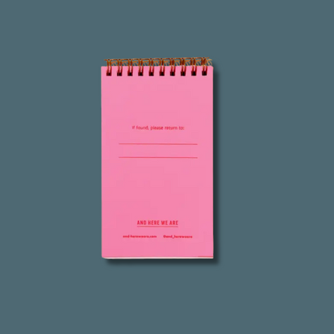 Goldfish Crackers Letterpress Spiral Notebook