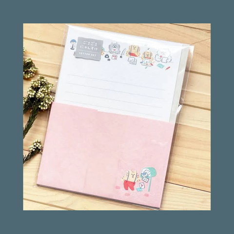 Stationery Kitties Gorogoro Nyansuke Letter Set