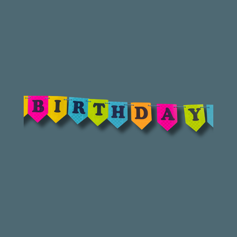 Happy Birthday Garland