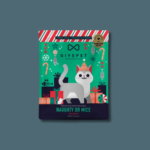 GivePet Naughty Or Mice Christmas Cat Treats