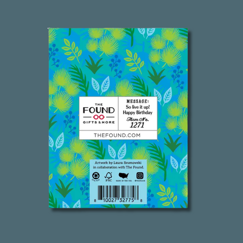 White Lotus Birthday Card