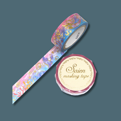 Mermaid Gold Foil Washi Tape