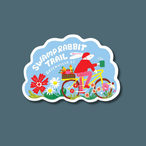 Swamp Rabbit Trail Greenville Sticker