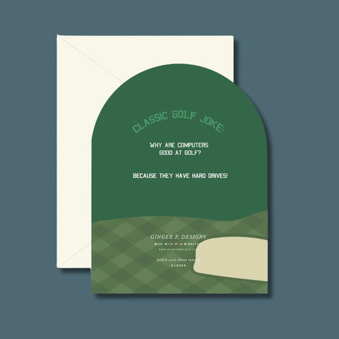 Time To Par-Tee Golf Birthday Card