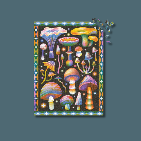 Cosmic Mushrooms 1000 Piece Puzzle