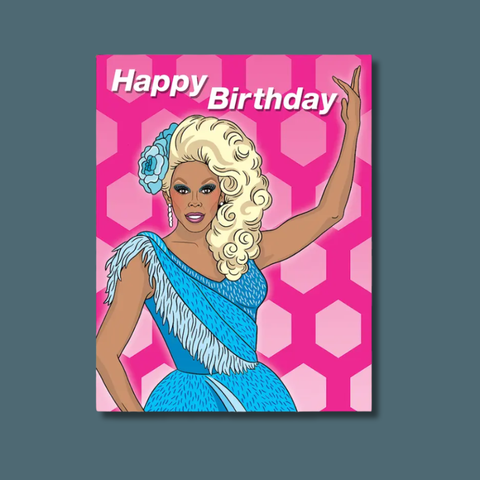 RuPaul Happy Birthday Card