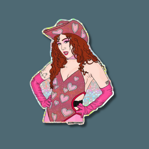 Hot 2 Go Glitter Chappell Sticker