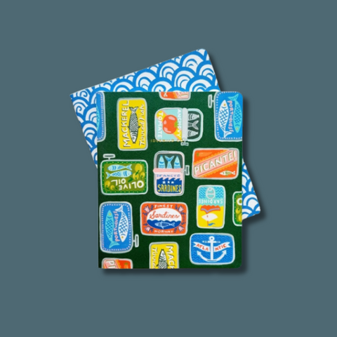 Tinned Fish Notebook Duo