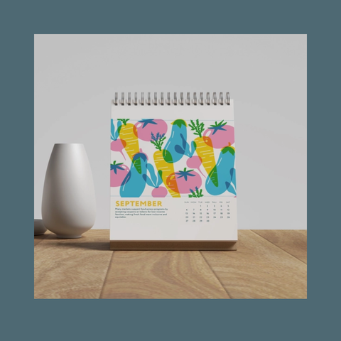 2026 Market Days Desk Calendar 