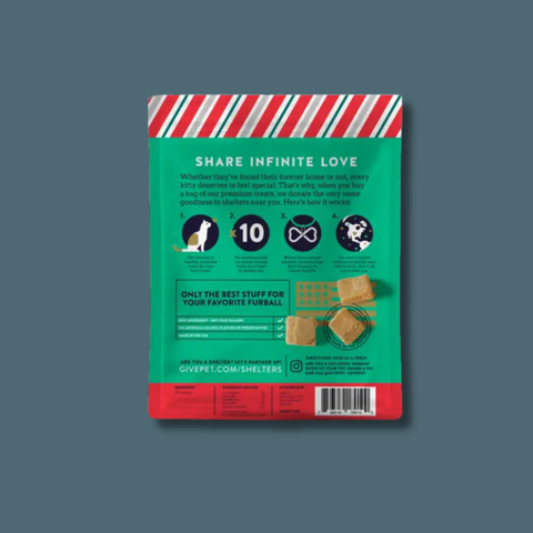 GivePet Naughty Or Mice Christmas Cat Treats
