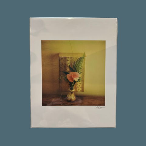 Flower Vase Polaroid Art Print