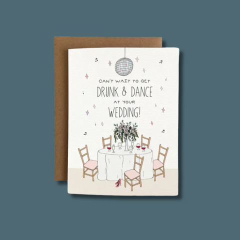 Can't Wait To Get Drunk At Your Engagement Congratulations Card