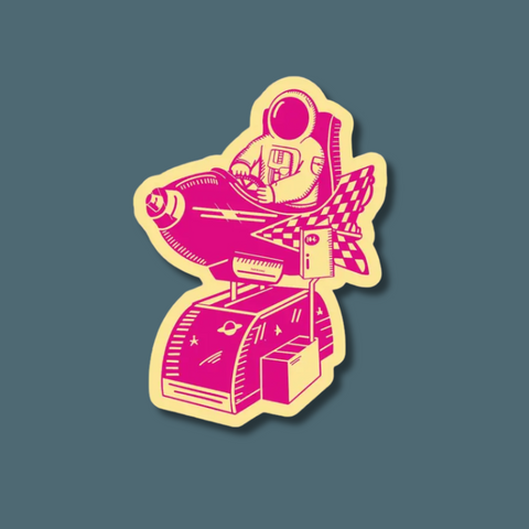 Rocket Ride Sticker